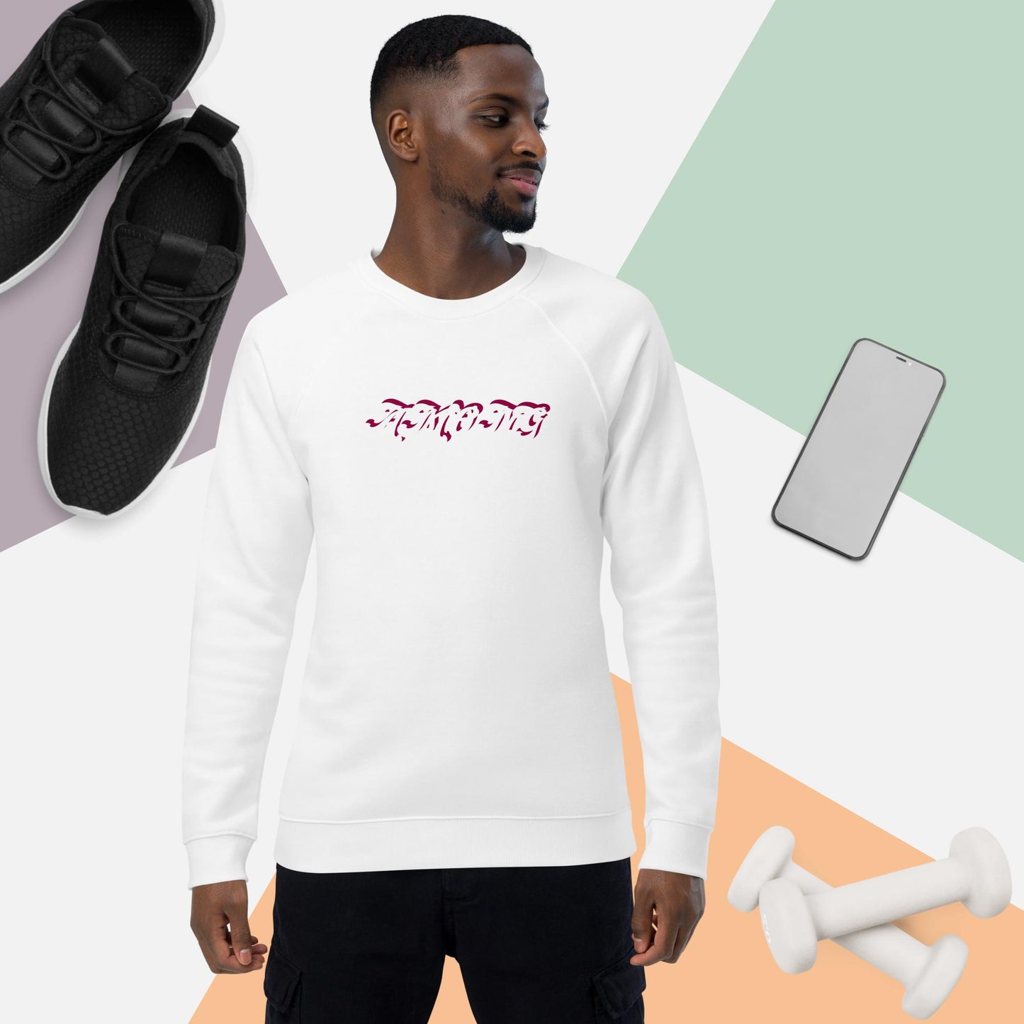 AMONG Organic raglan sweatshirt