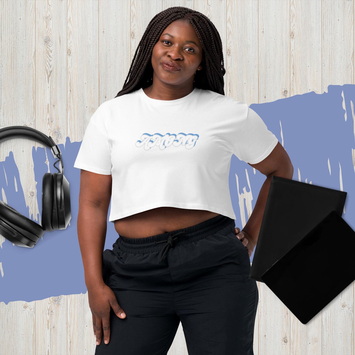 AMONG Women’s crop top
