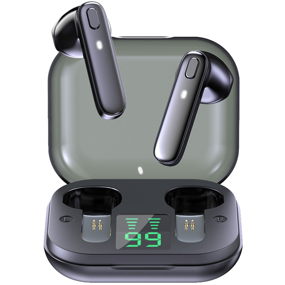 Bluetooth-compatible Wireless Headset Deep Bass Earbuds True Wireless Stereo Headphone With Mic Sport Earphone