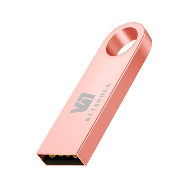 Electronics USB 2.0 Creative Metal Gift High Speed 8G 16G 32G 64G USB Drive Read and Write High Speed Transmission