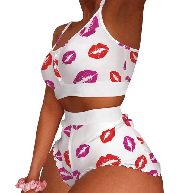 Women's clothing. Hem Cami Pajama Set