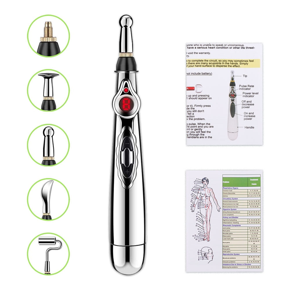 Beauty Face Pen Electric Meridians Laser Therapy