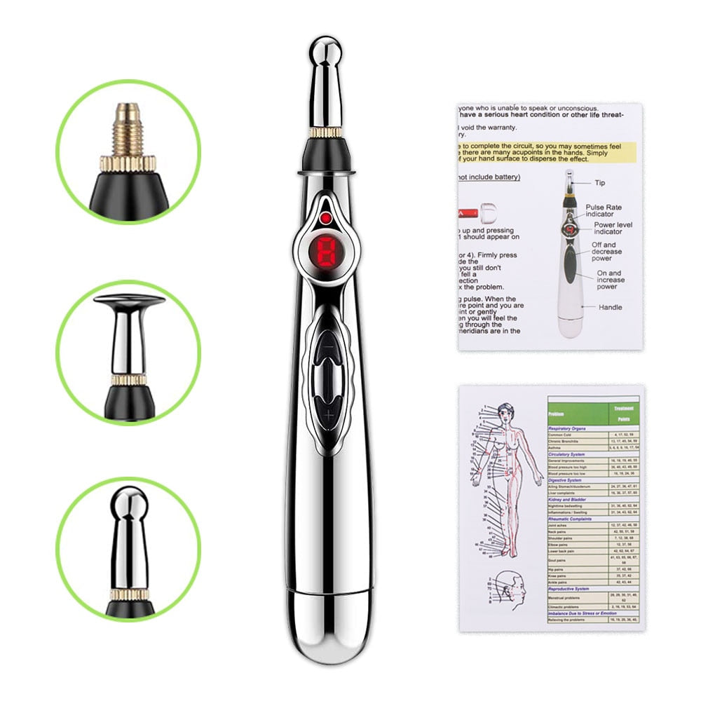 Beauty Face Pen Electric Meridians Laser Therapy