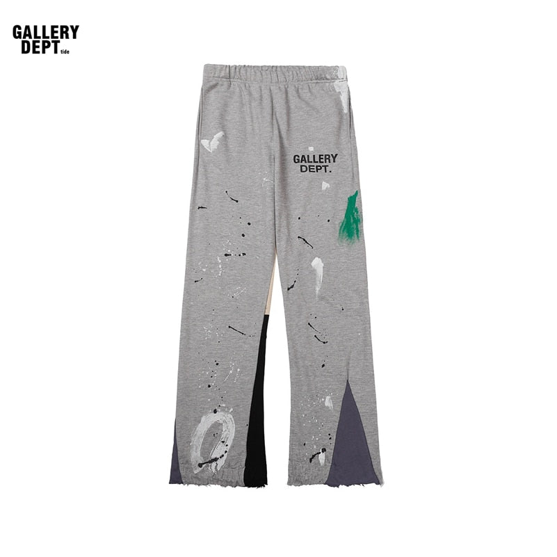 Unisex Clothing Painted Flare Sweatpants