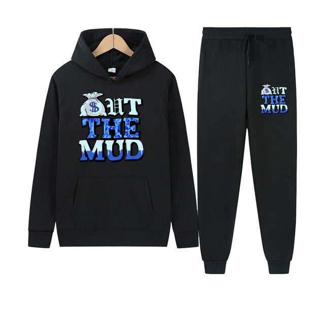 Men's Clothing 2-piece set Street Style Sportswear Track suit