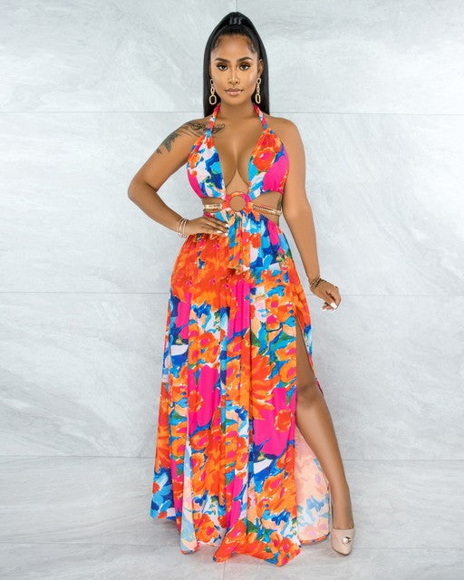 Woman's clothing Floral Print Summer Dress