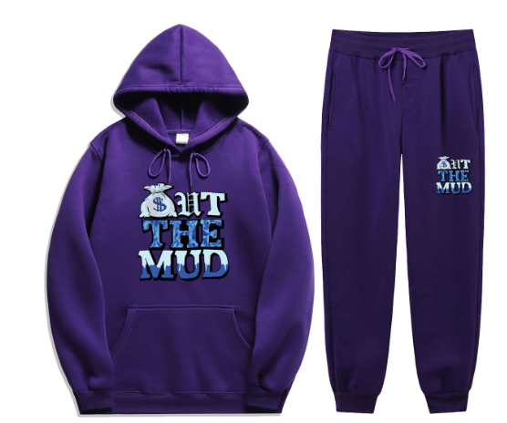 Men's Clothing 2-piece set Street Style Sportswear Track suit