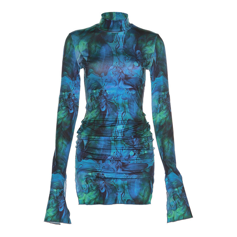 Woman's clothing So Into You Bell Sleeve Bodycon Mini Dress