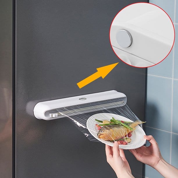 Appliances Magnetic Plastic Wrap Dispenser
