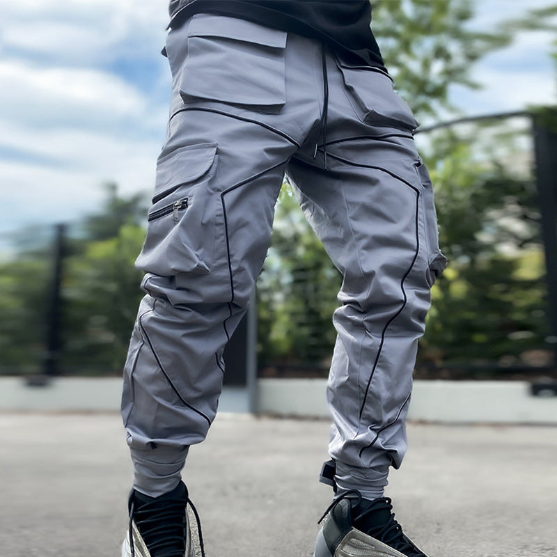 Men's Clothing Reflective Cargo Pants