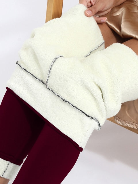 Womans Clothing Fleece Lined Tights