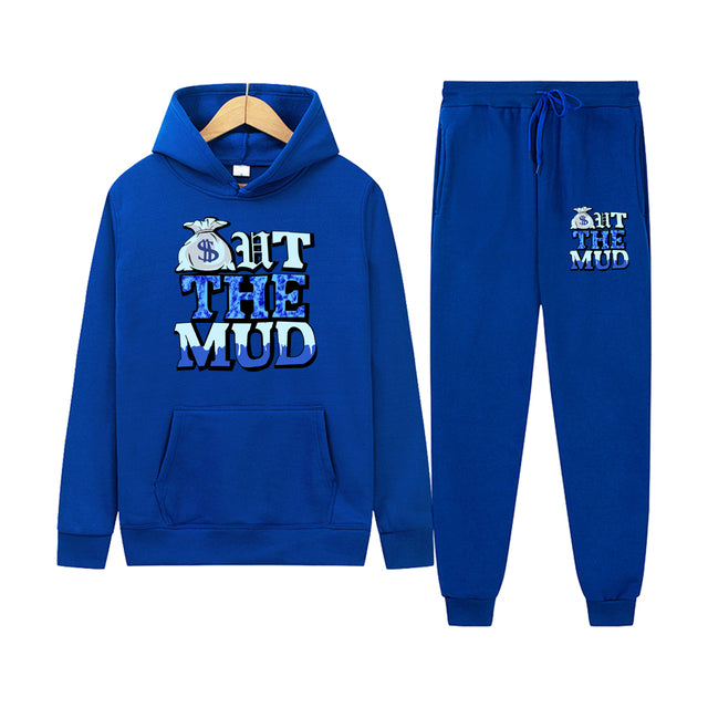 Men's Clothing 2-piece set Street Style Sportswear Track suit
