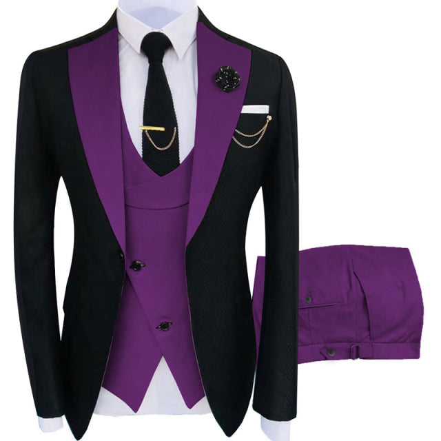 Mens Clothing Tuxedo 3 Piece Set