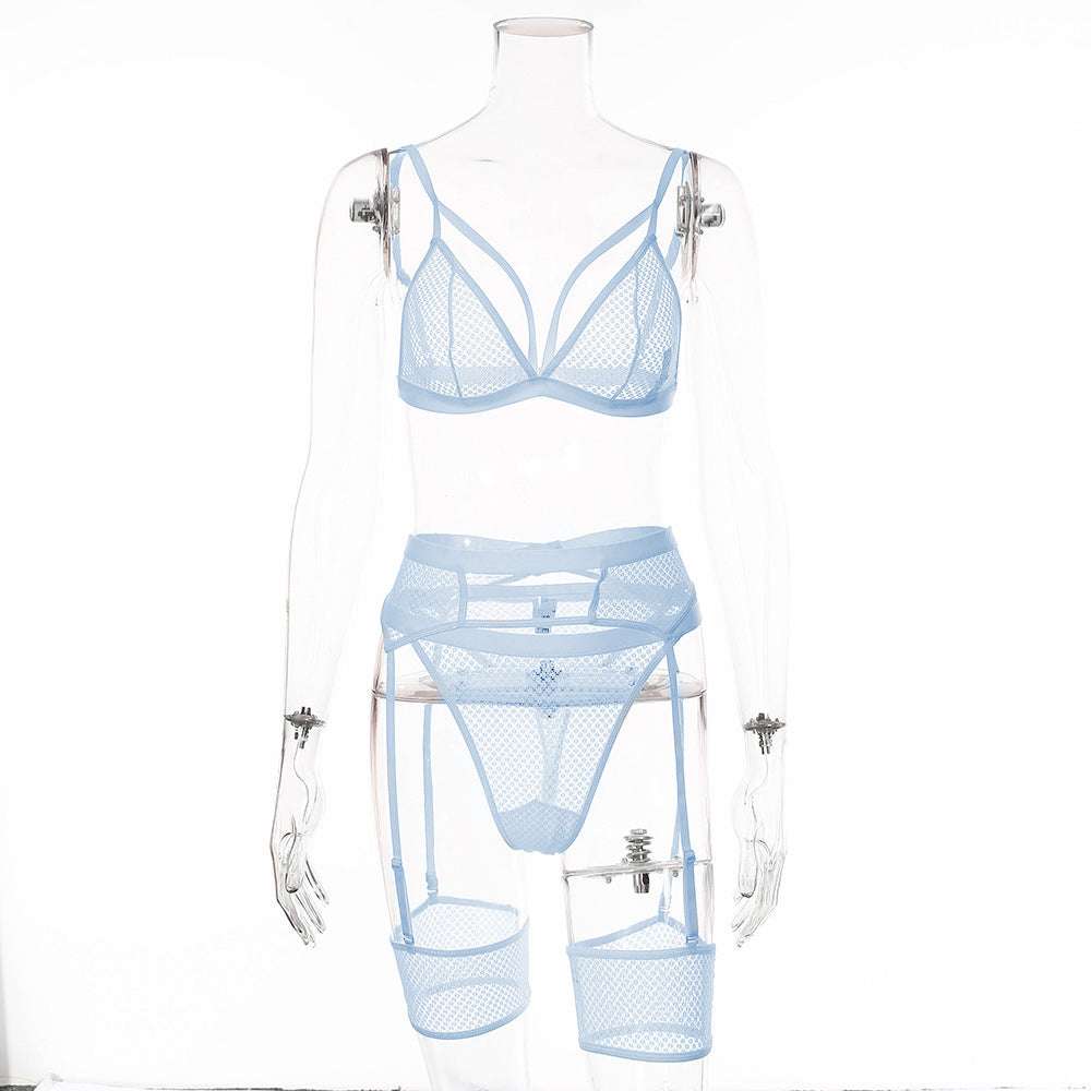 Woman's clothing Sexy Five-Piece Set with Garter Holder