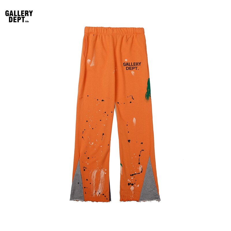 Unisex Clothing Painted Flare Sweatpants