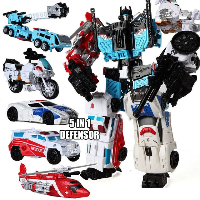 Toys 5in1 Combiners Transformation Action Figure