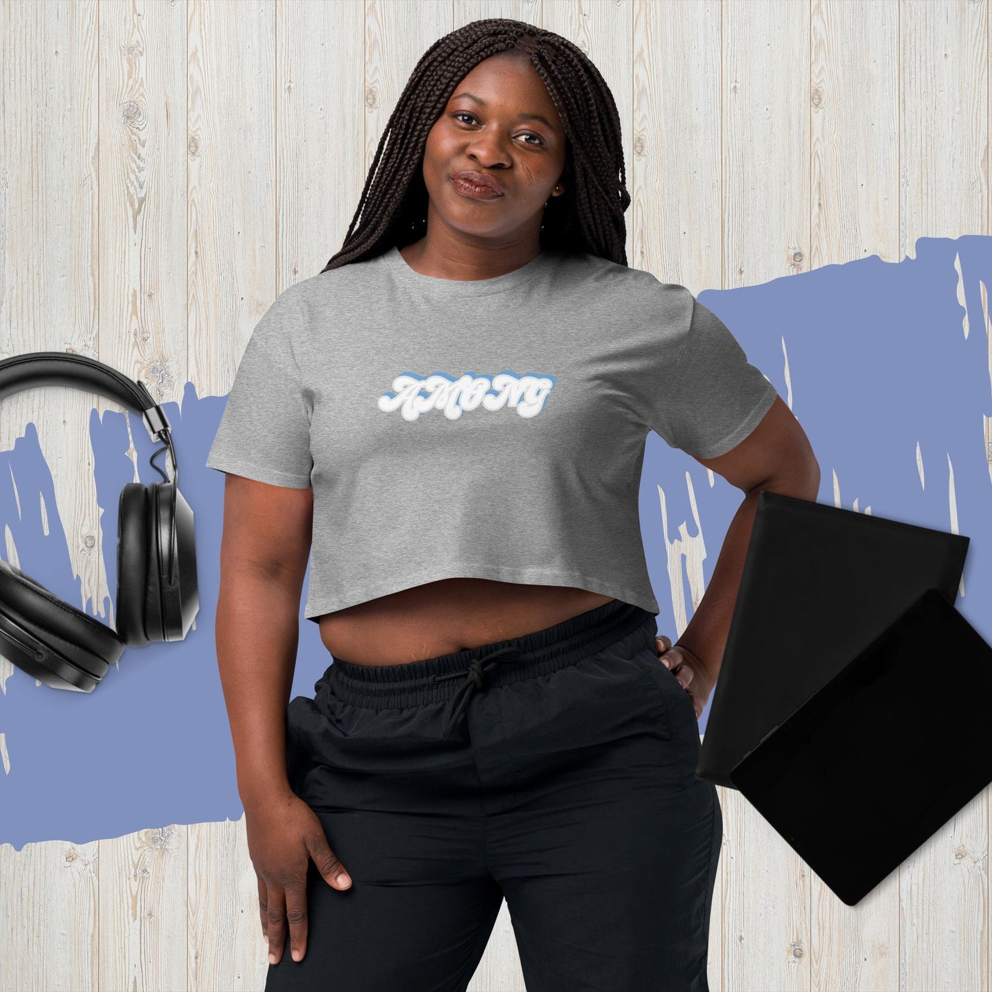 AMONG Women’s crop top