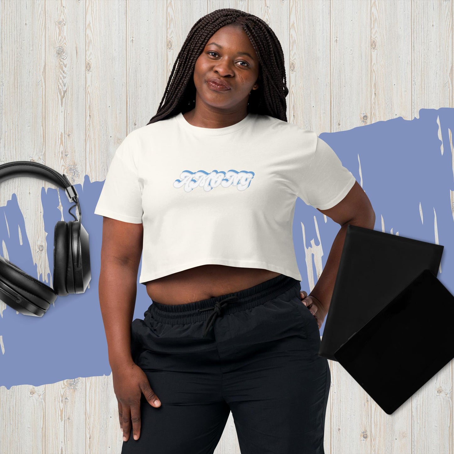 AMONG Women’s crop top