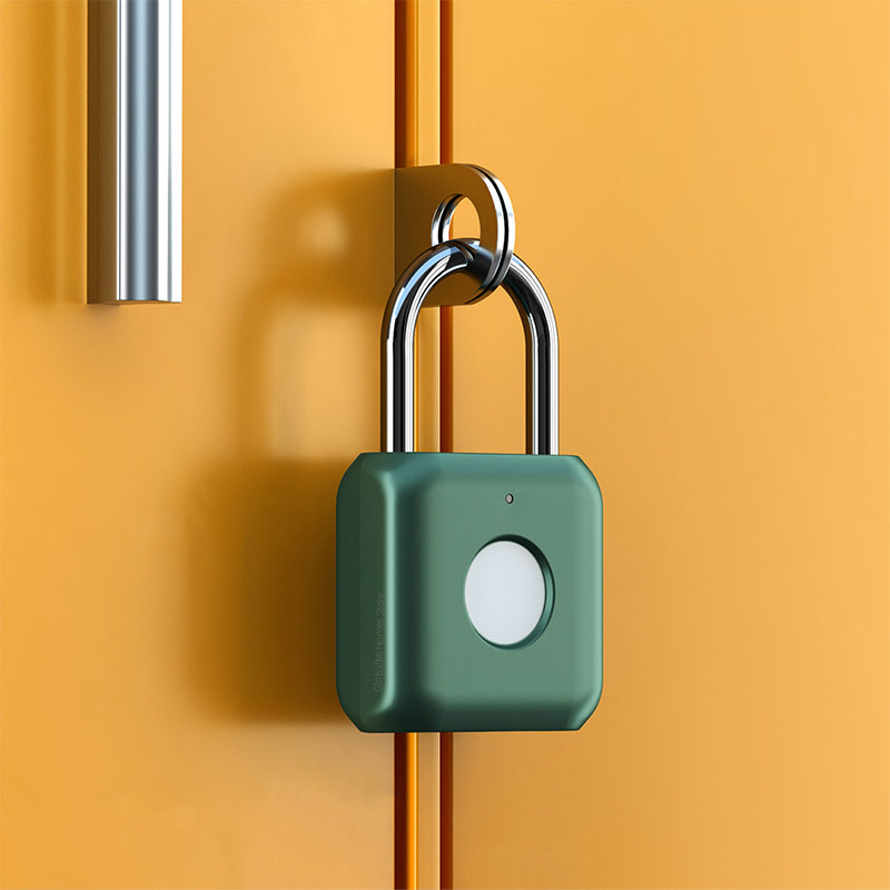 Security. Fingerprint Padlock