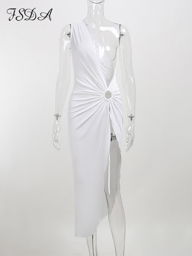 Woman's clothing One-Shoulder Dress