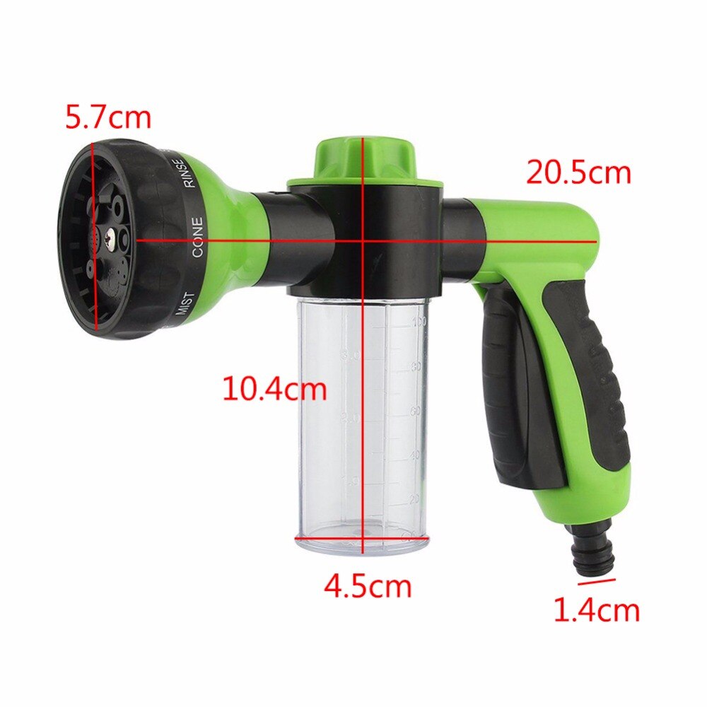 Automotive 8 in 1 Pressure Hose Spray Gun