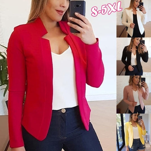 Woman's clothing Open Stitch Thin Coat