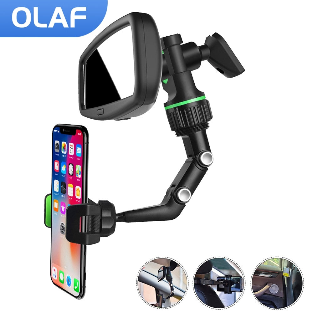 Automotive Cell Phone Holder w/ Rotatable Bracket
