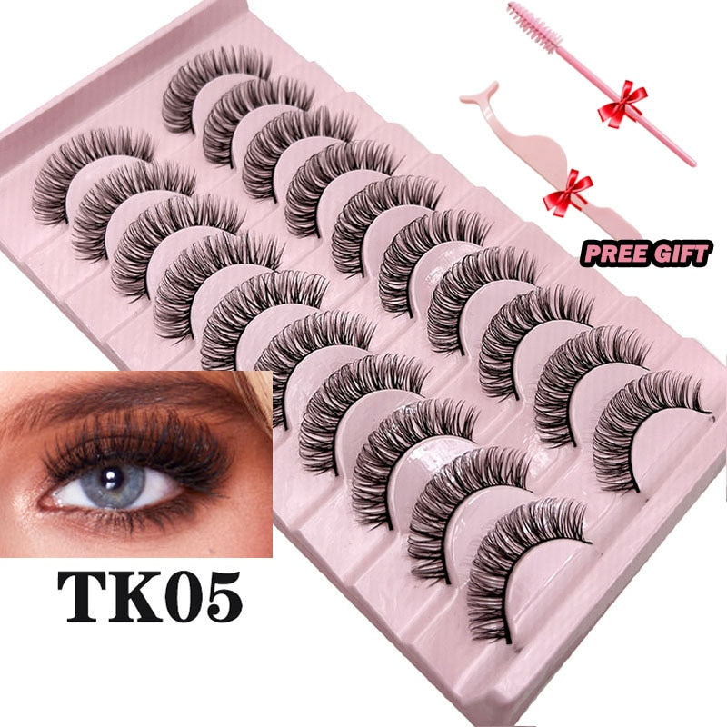 Beauty lashes Russian Strip Lashes Fluffy Mink