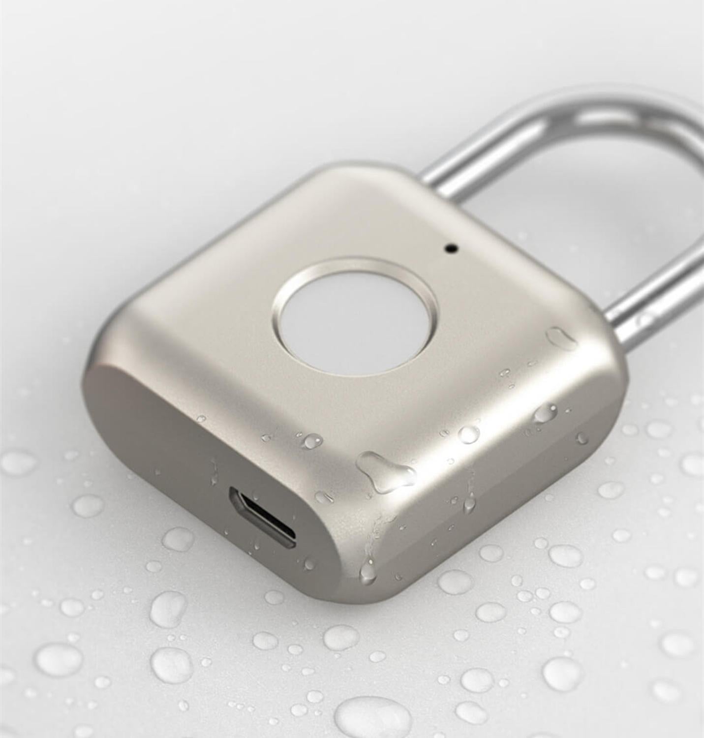 Security. Fingerprint Padlock