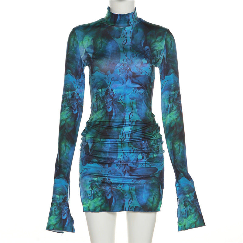 Woman's clothing So Into You Bell Sleeve Bodycon Mini Dress
