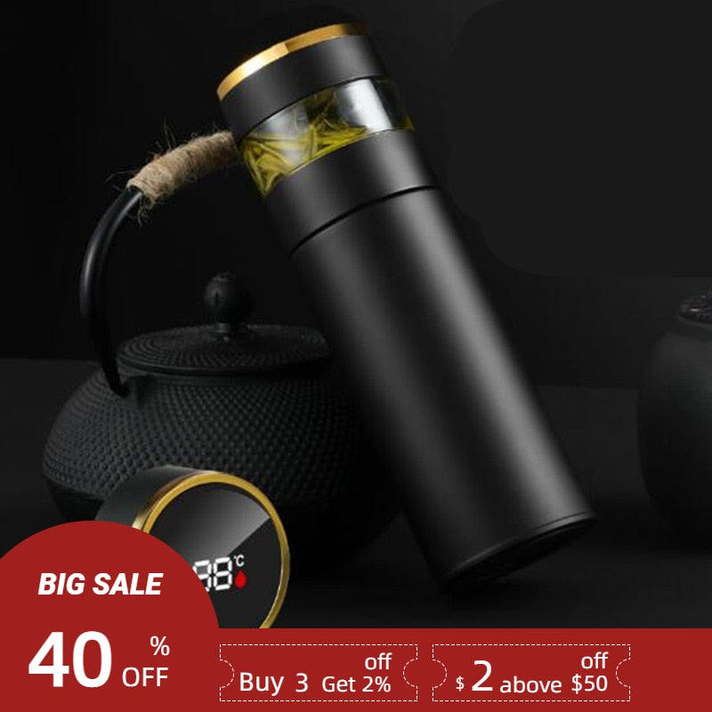 Beverage 450ml Smart Thermos Bottles