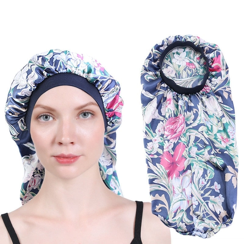 Women's hair Satin Bonnet Hair Cap