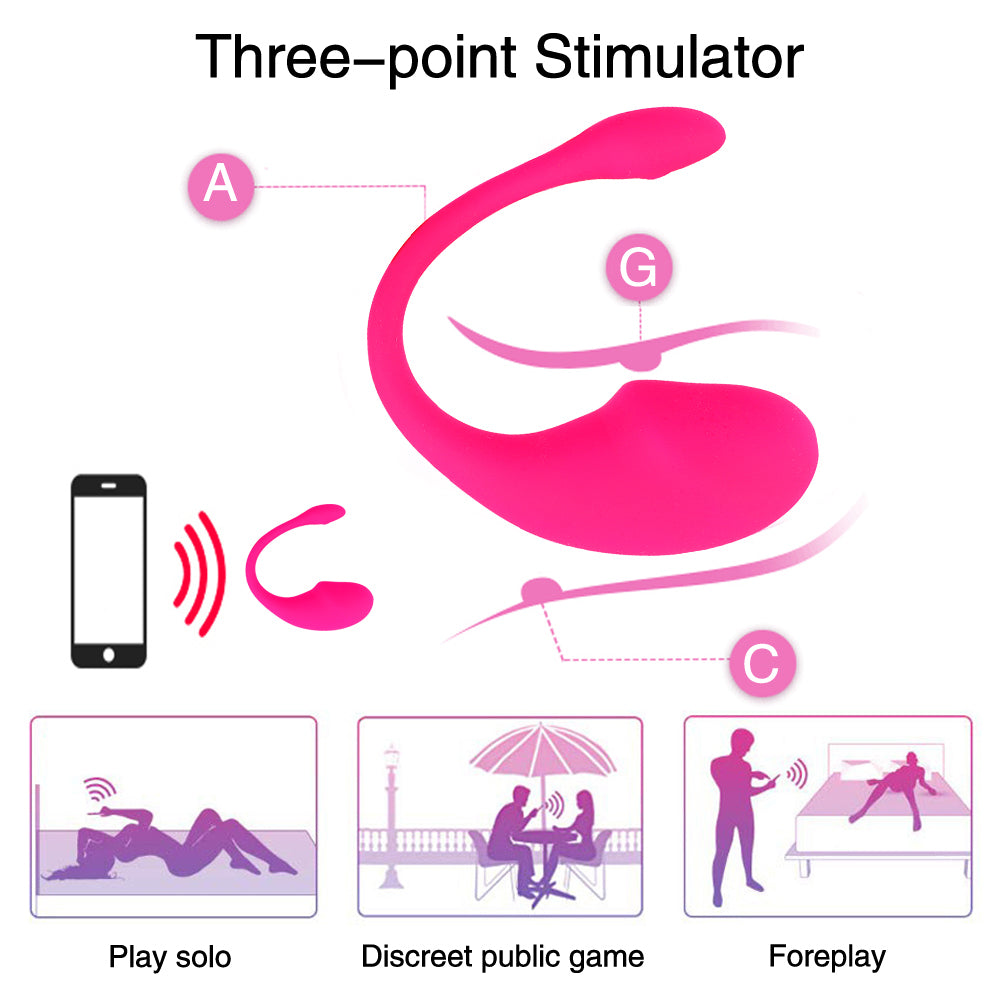 XXX Adult APP Remote Vibrator