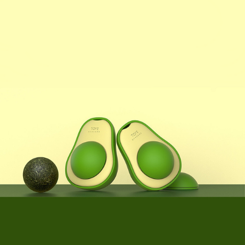 Pets New Avocado Catnip Balls Self-Cleaning Cat Toys Funny Cat Toys Interactive Cat Toys