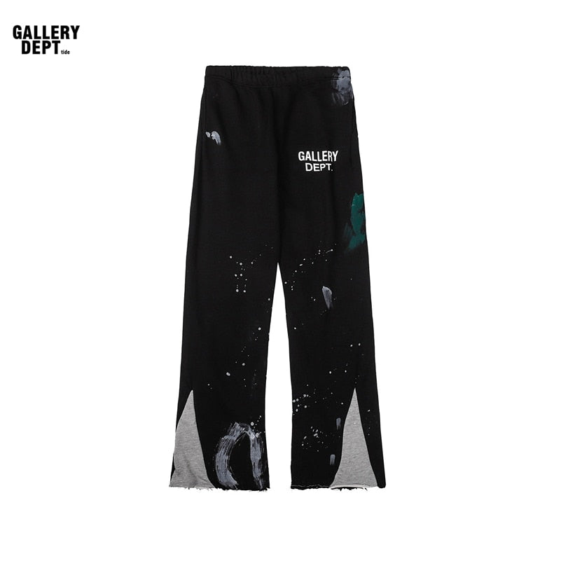 Unisex Clothing Painted Flare Sweatpants