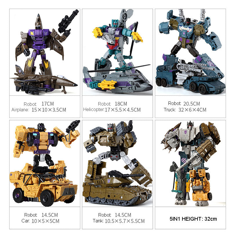 Toys 5in1 Combiners Transformation Action Figure