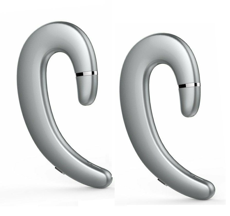 Bluetooth Silver Bone Conduction Earphones