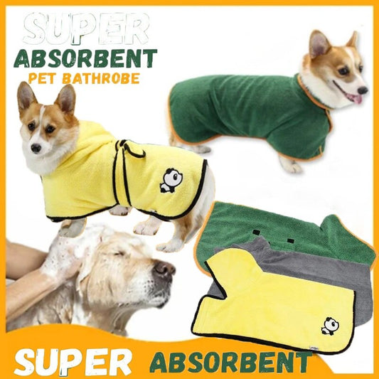 Pets Super Absorbent Pet Bathrobe