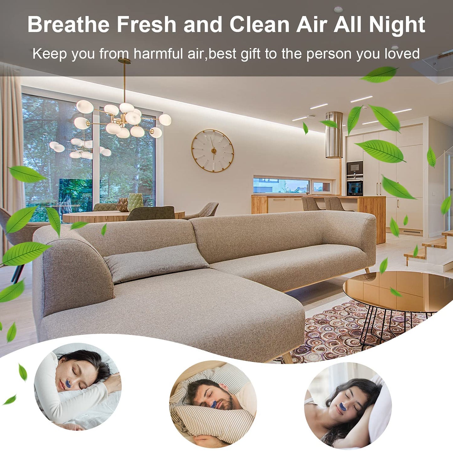 Health Micro-CPAP Anti Snoring Electronic Device
