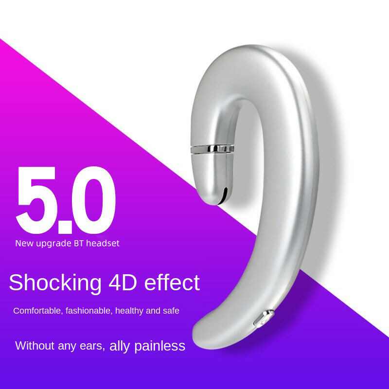 Bluetooth Silver Bone Conduction Earphones