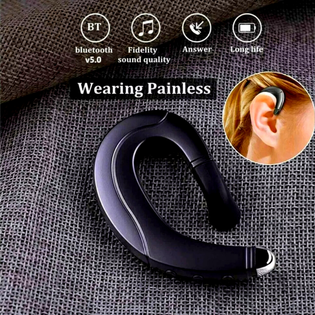 Bluetooth Silver Bone Conduction Earphones