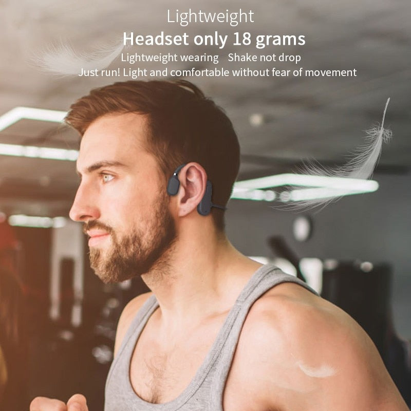 Bluetooth Bone Conduction Headphones Bluetooth 5.0