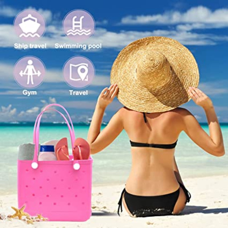 Woman's Rubber Beach Bag