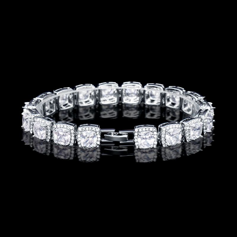 Jewelry White Gold Tennis Bracelet