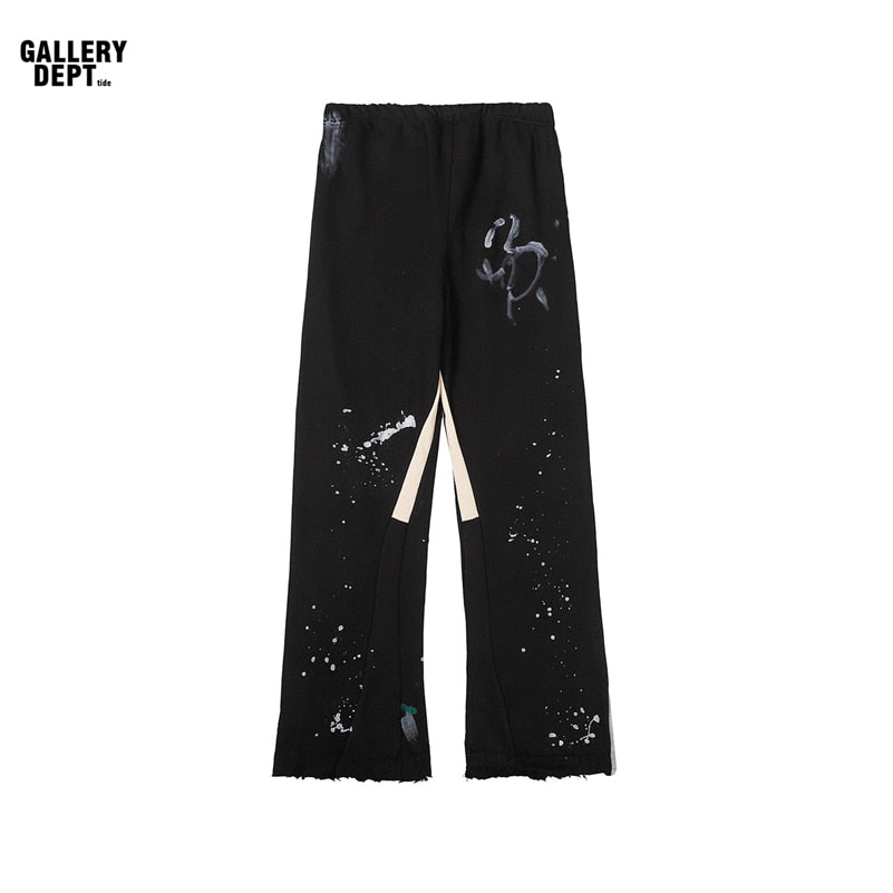 Unisex Clothing Painted Flare Sweatpants
