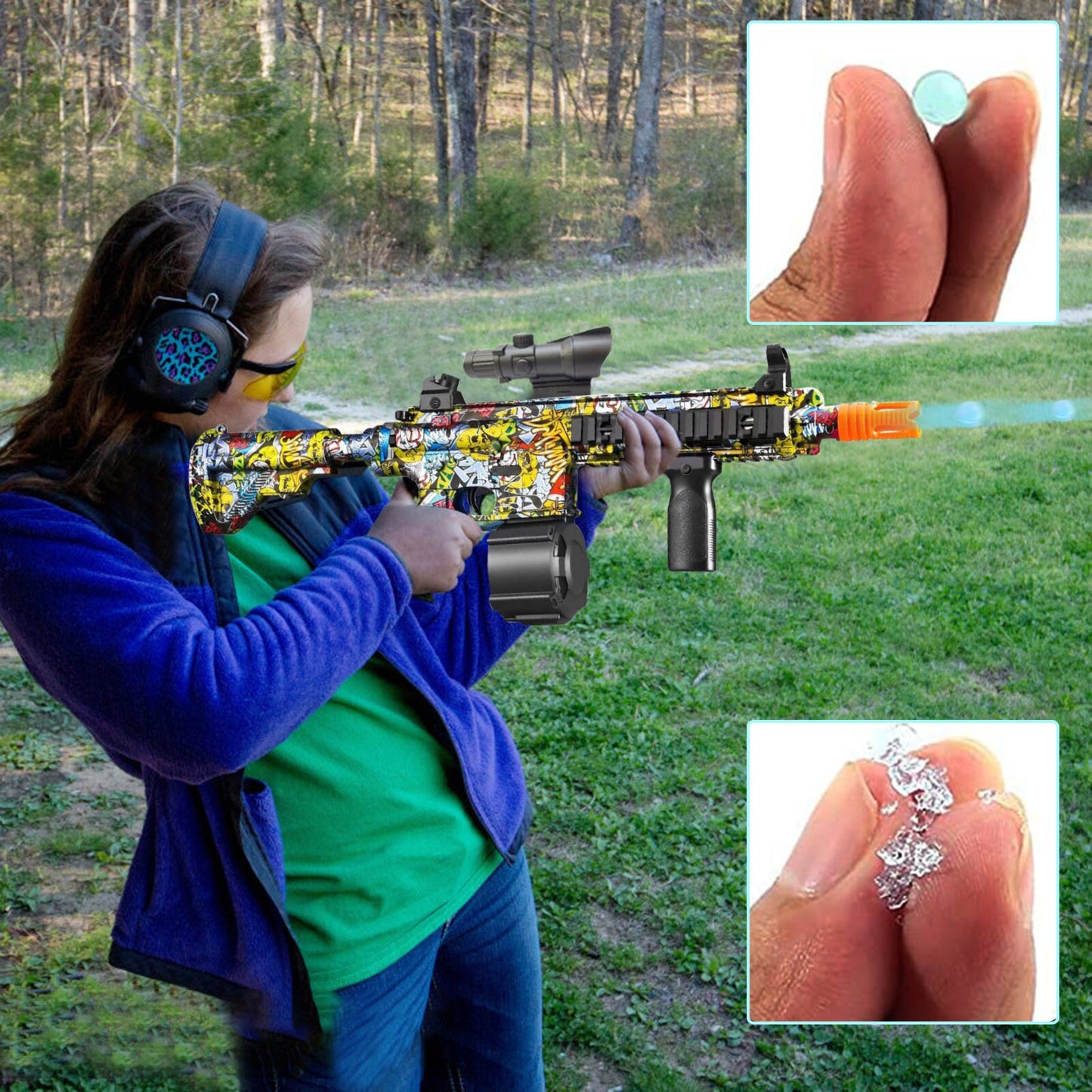 Toys Two-in-one Gel Ball Blaster