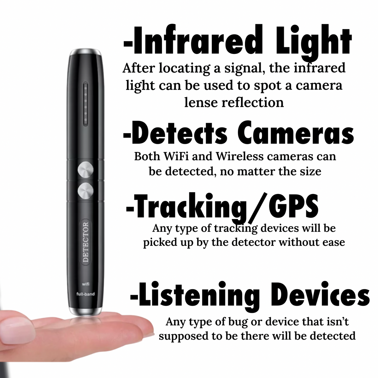 Security Hidden Camera Detector Pen