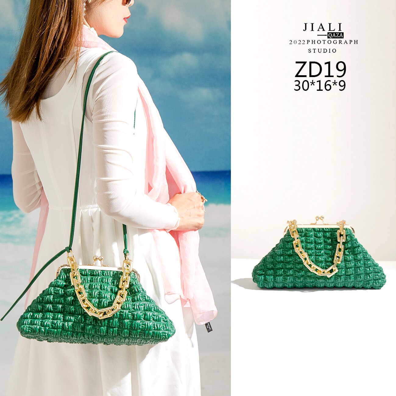 Women's Pleated Handbags