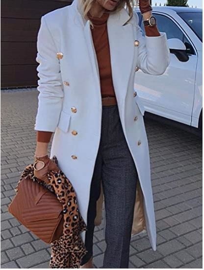 Woman's clothing Double Breasted Long Blazers