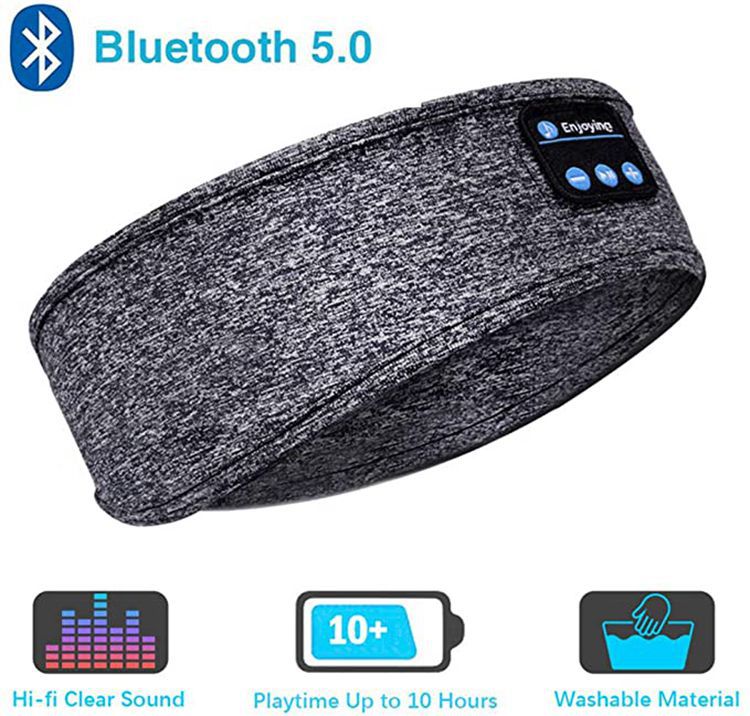 Bluetooth music sleep goggle headband bluetooth sports headscarf call headband yoga headwear